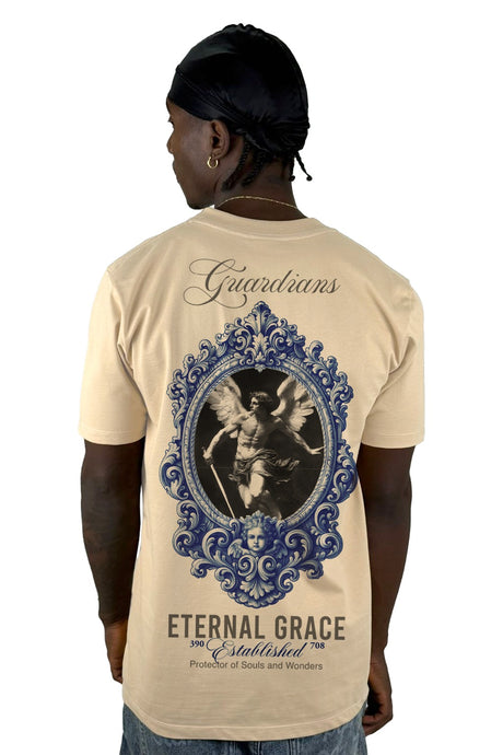 Camiseta Beige Eternal Grace Alto Gramaje