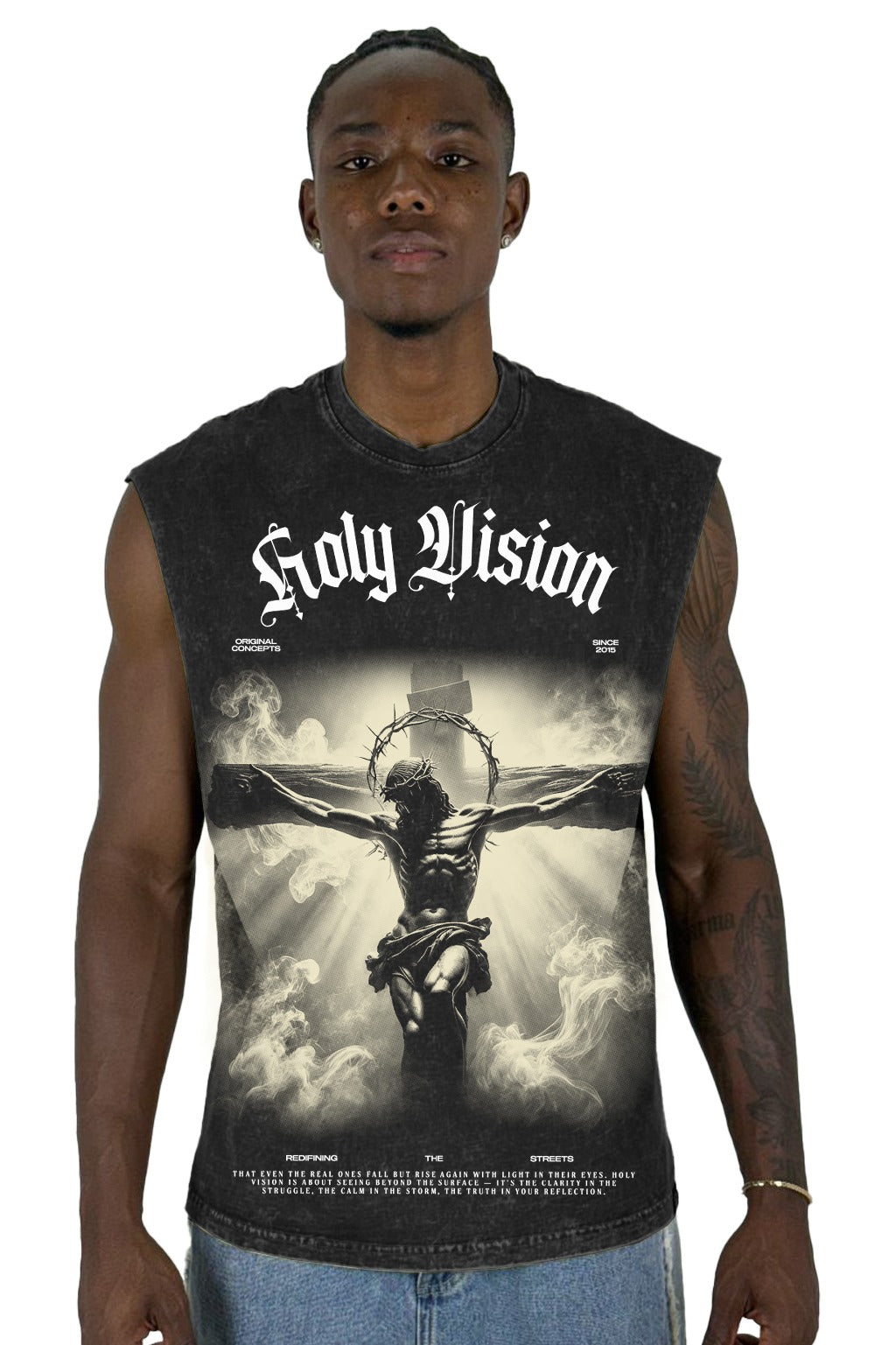 Camisilla Gris  Sky  Holy Vision