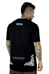 Camiseta Negra JULIUS CAESAR alto gramaje