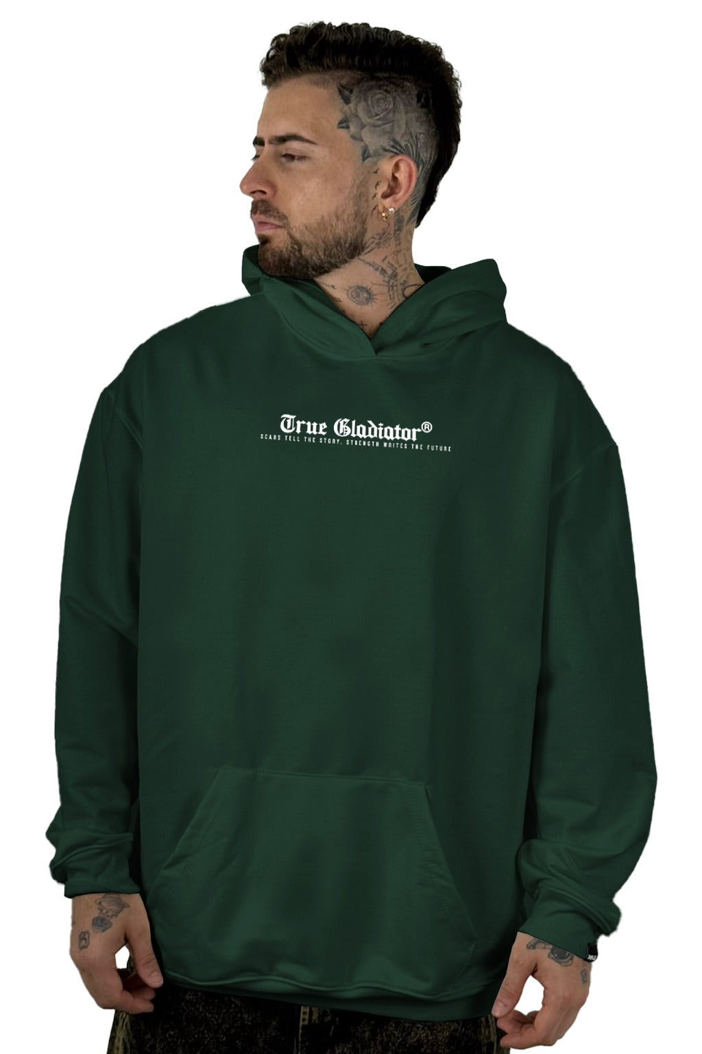 Buzo Capucha Verde TRUE GLADIATOR