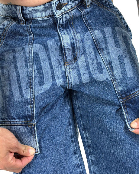 Jean Baggy Bolsillo Carpintero MIDNIGHT