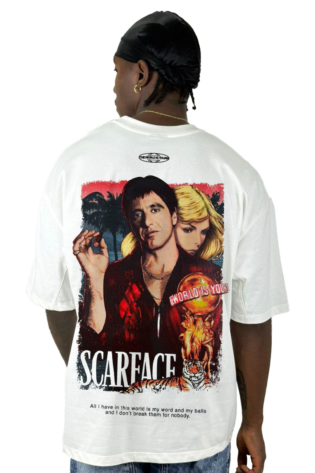 Oversize Crudo SCARFACE alto gramaje