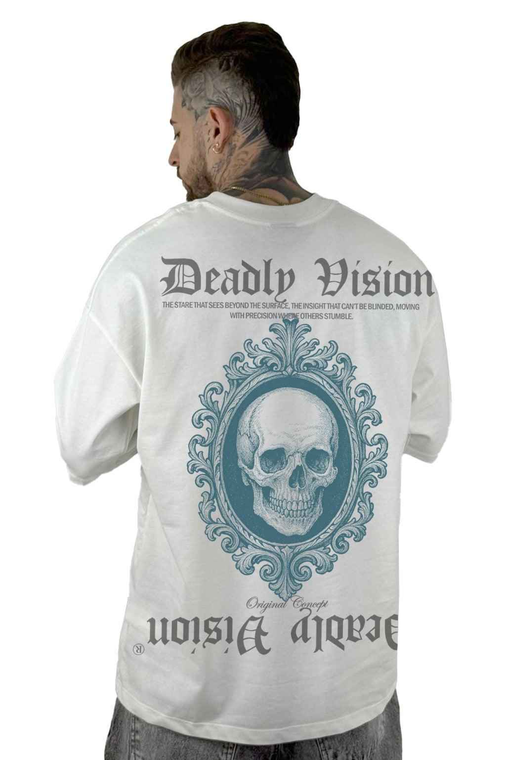 Oversize Crudo Deadly Vision alto gramaje
