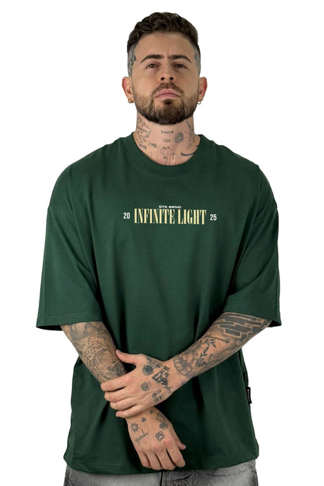 Oversize Verde Infinite Light alto gramaje