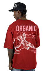 Oversize roja organic alto gramaje