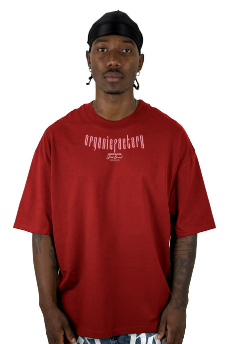 Oversize roja organic alto gramaje