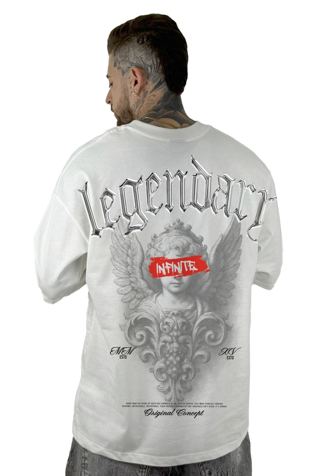 Oversize crudo legendary alto gramaje