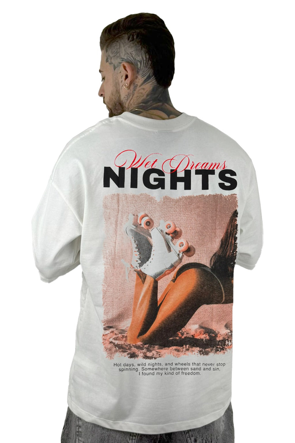 Oversize crudo Wet Dreams NIGHT alto gramaje