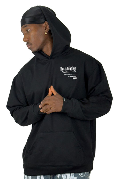 Buzo Capucha Negro Hot Addiction