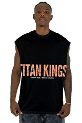 Camisilla negra titan kings
