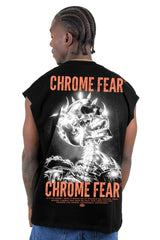 Camisilla negra chrome fear