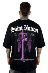 Oversize negra saint nation alto gramaje
