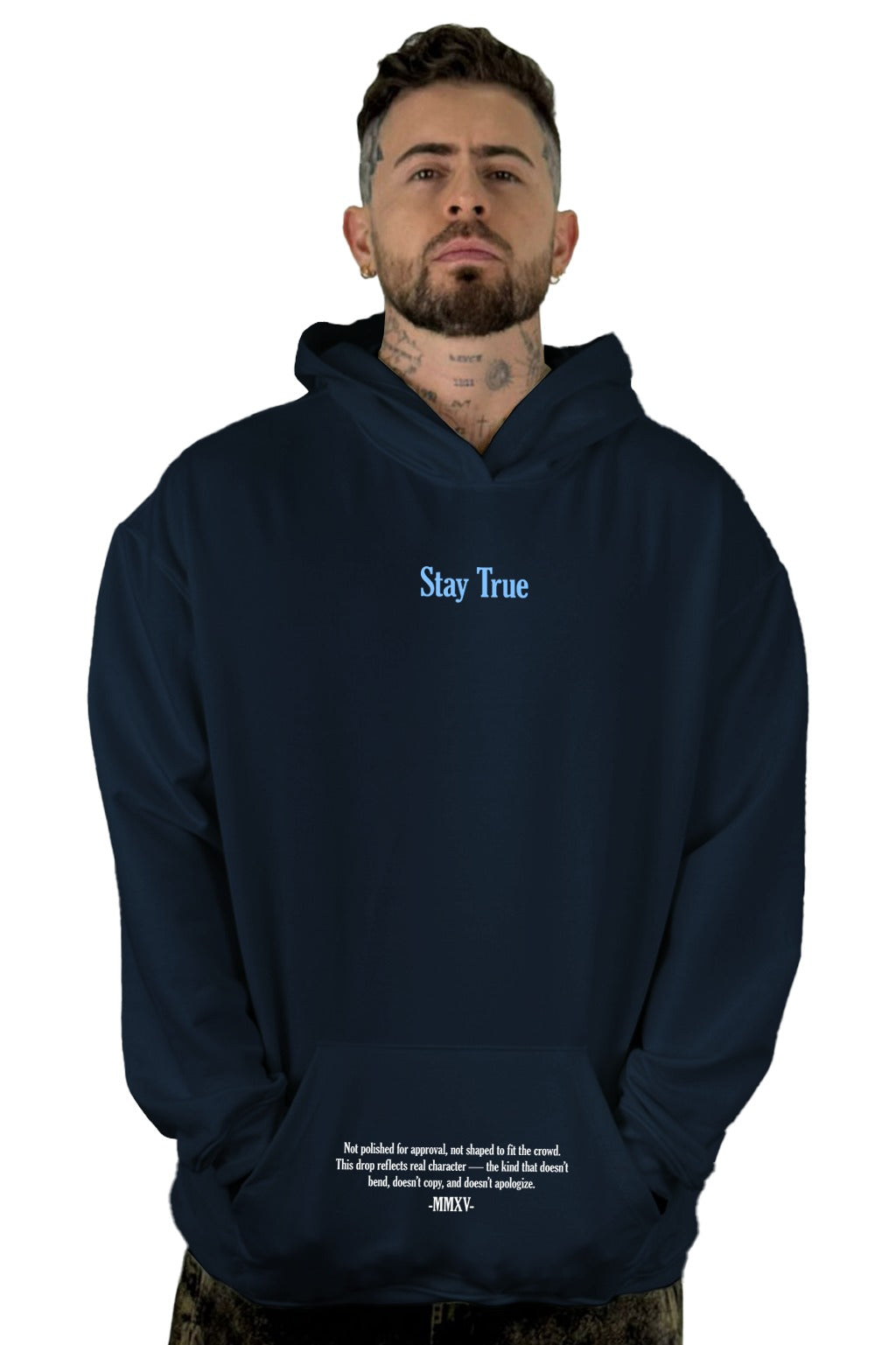 Buzo Capucha stay azul true