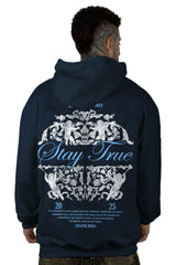 Buzo Capucha stay azul true