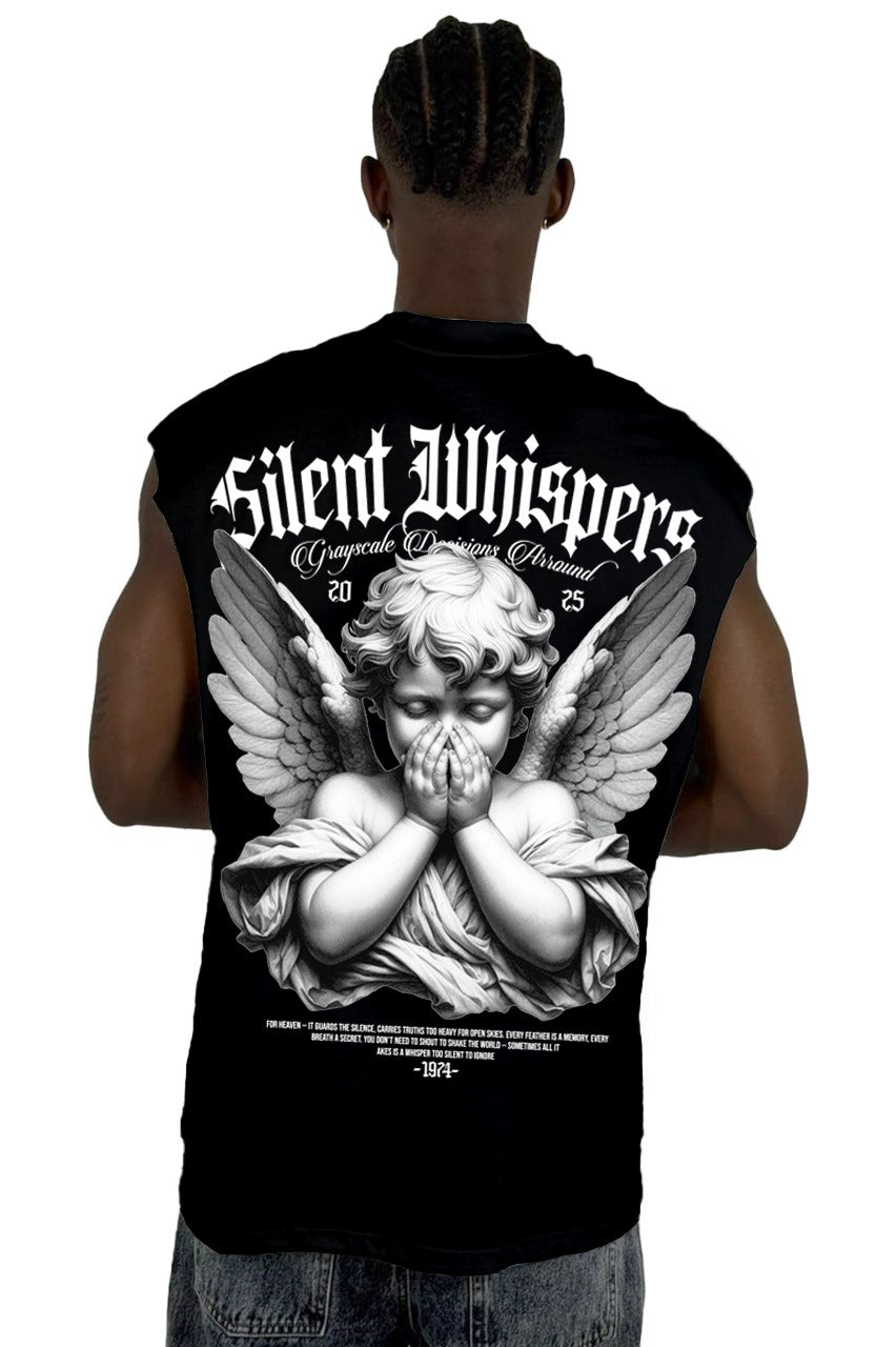 Camisilla negra silent whisper