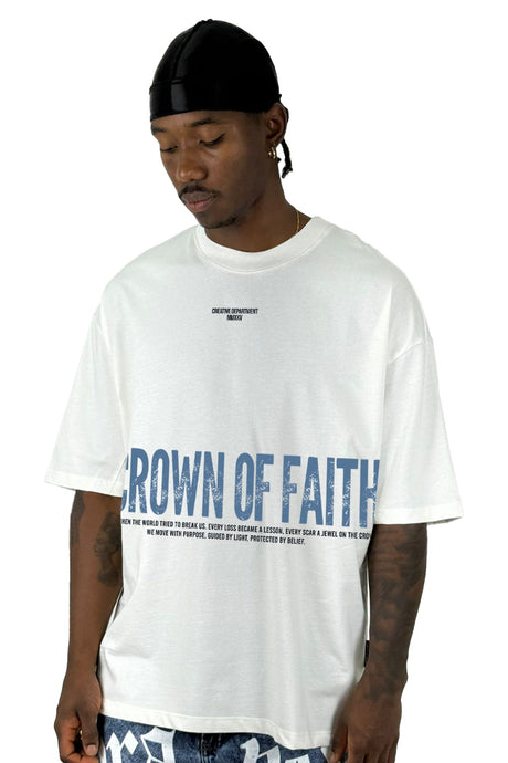 Oversize crudo crown of faith