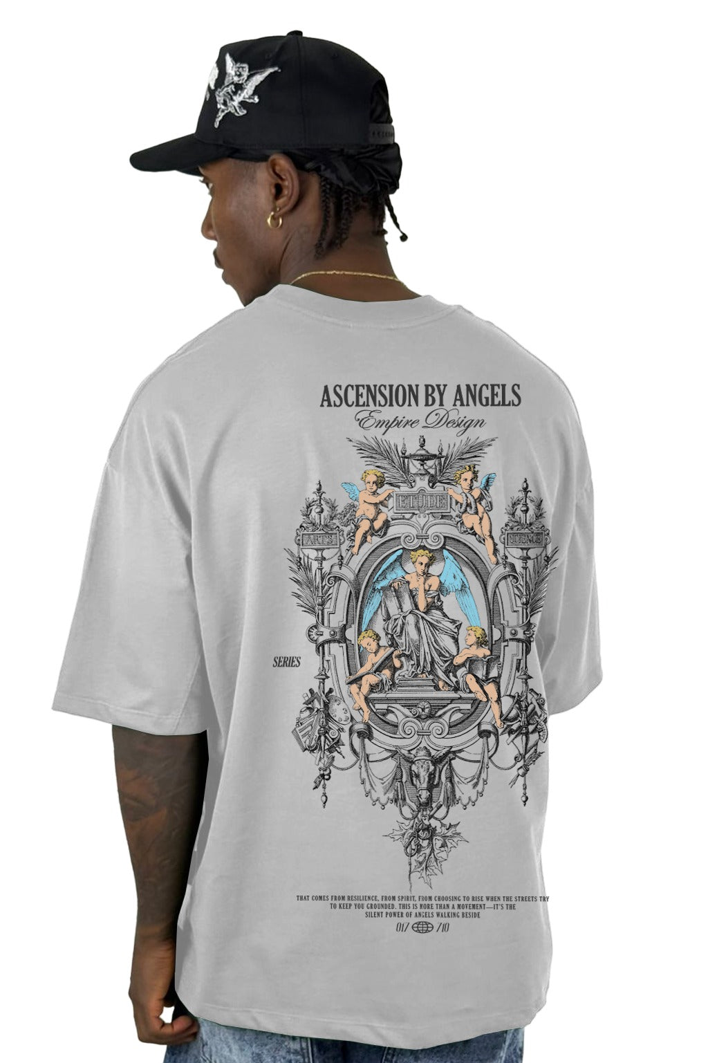 Oversize gris ascension by angels