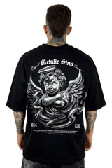 Oversize negra metalic sins