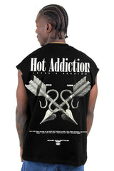 Camisilla Negra Hot Addiction Alto Gramaje