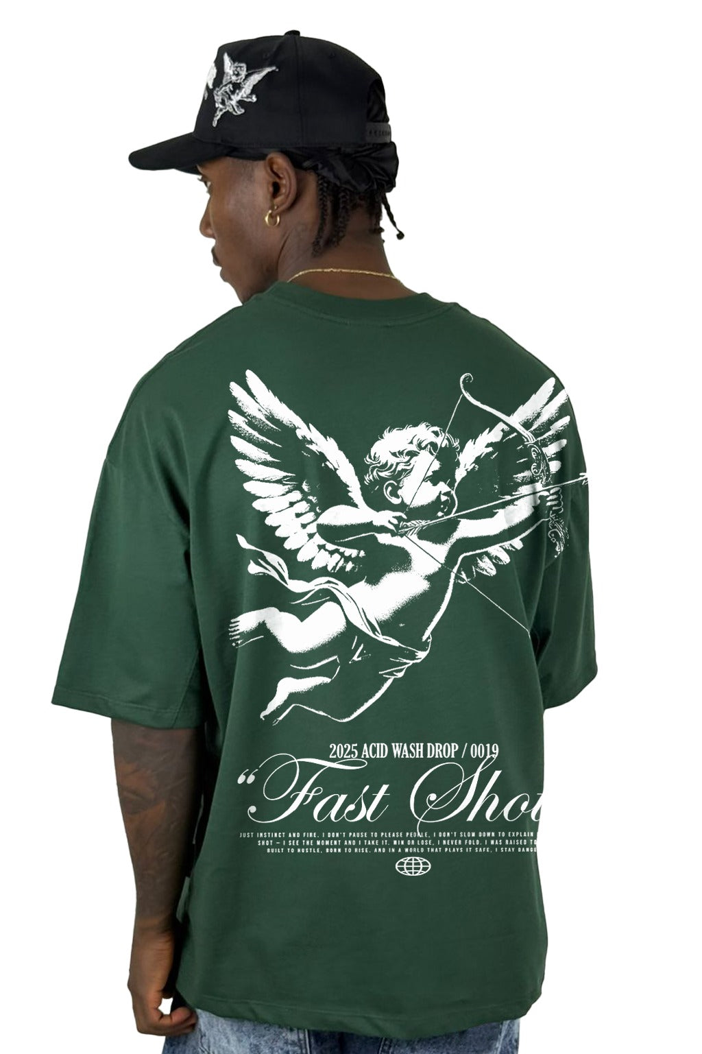 Oversize verde Fast Shot