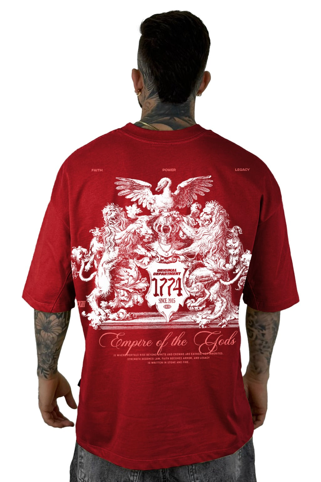 Oversize roja Empire of the Gods