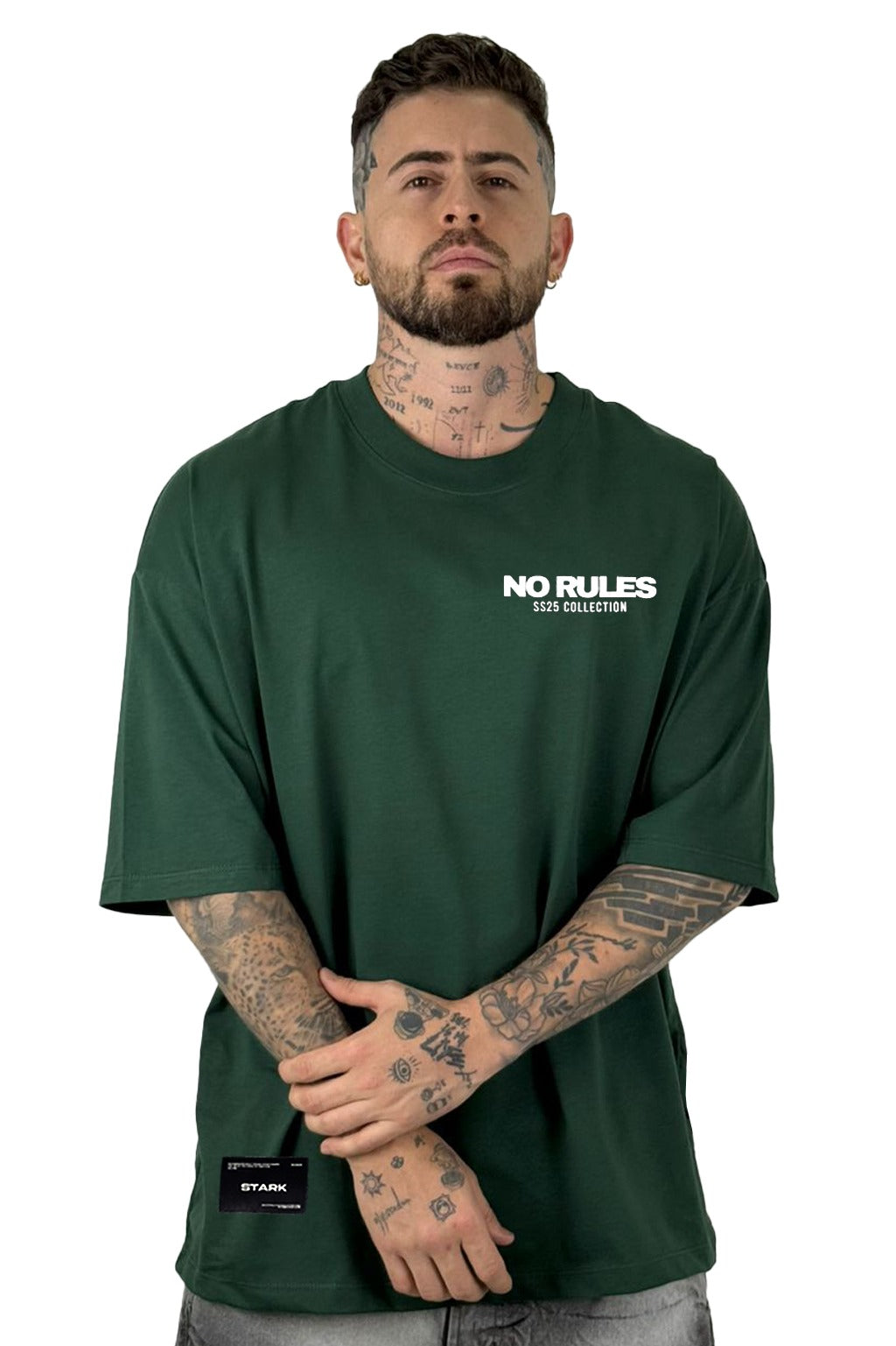 Oversize verde no rules