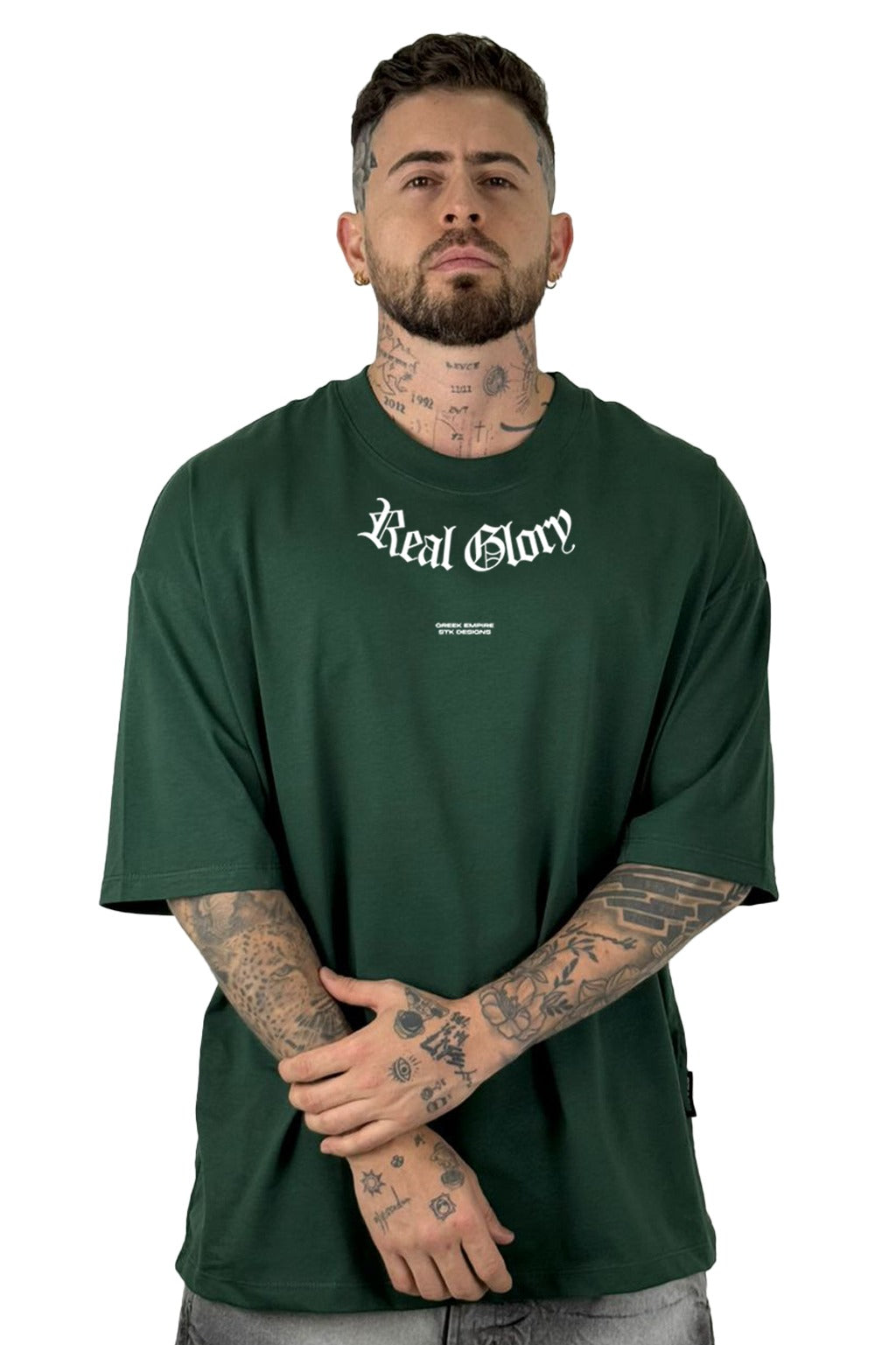 Oversize verde Real Glory alto gramaje
