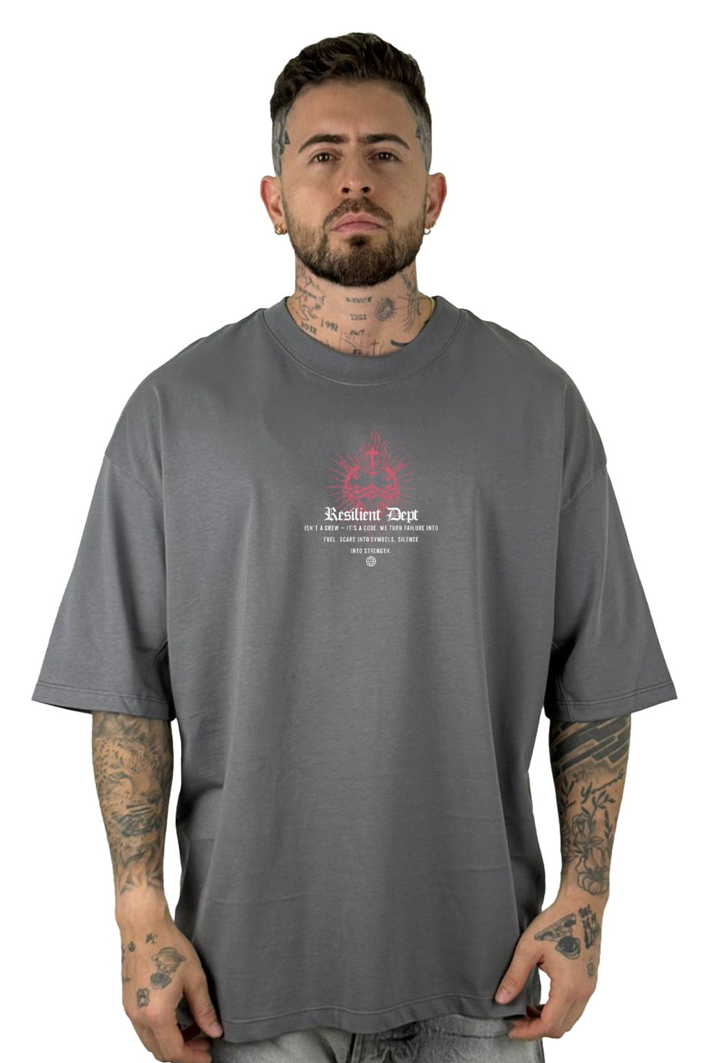 Oversize Gris Resilient Dept alto gramaje