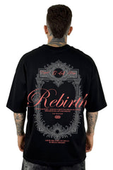 Oversize Negra Rebirth 1764 alto gramaje