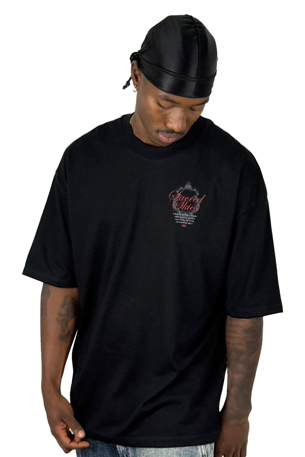 Oversize  Negra Sacred Skies Alto Gramaje