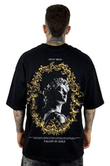 Oversize Negra Fallen in Gold alto gramaje