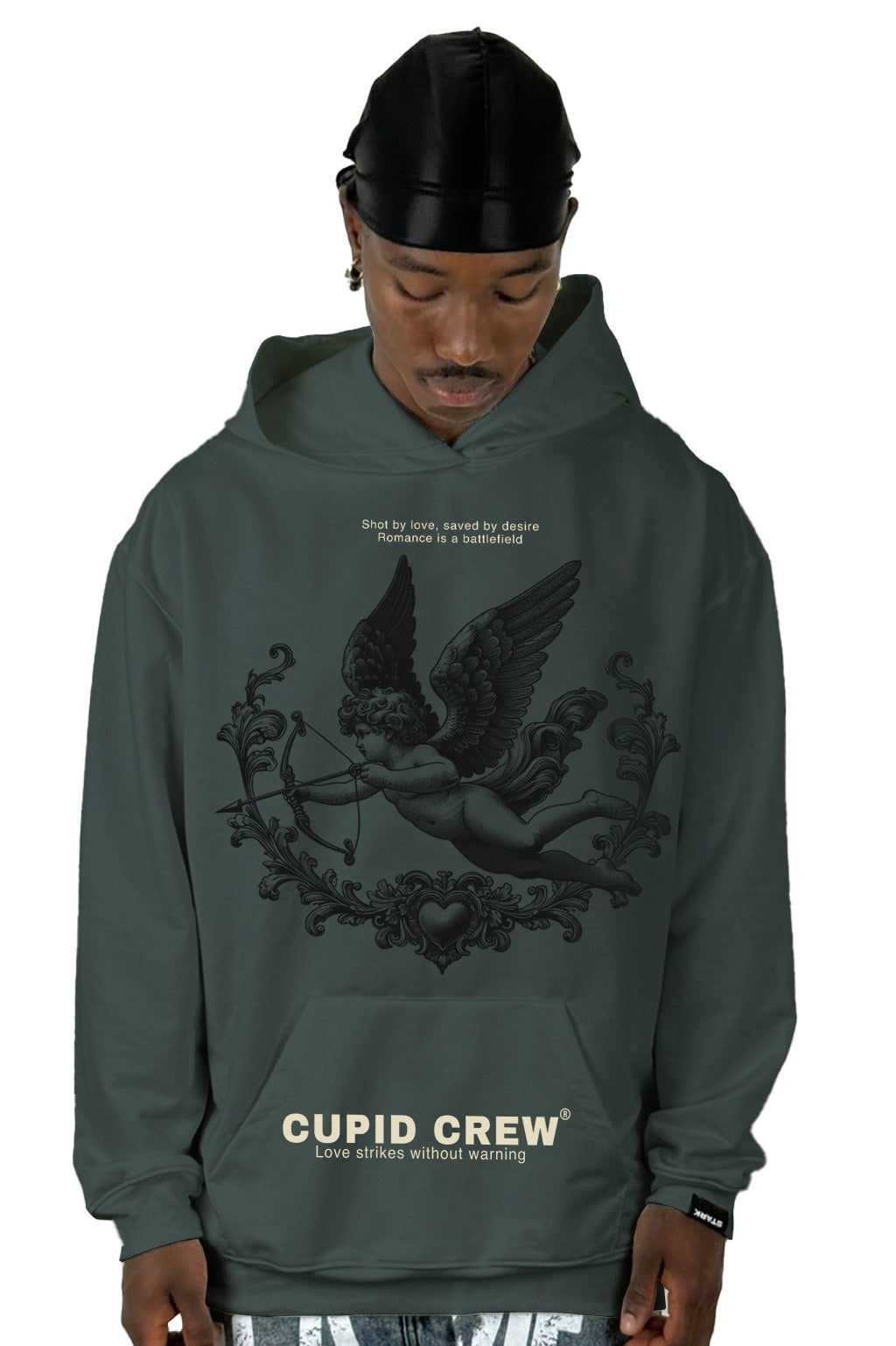 Buzo Verde Capucha Cupid Crew