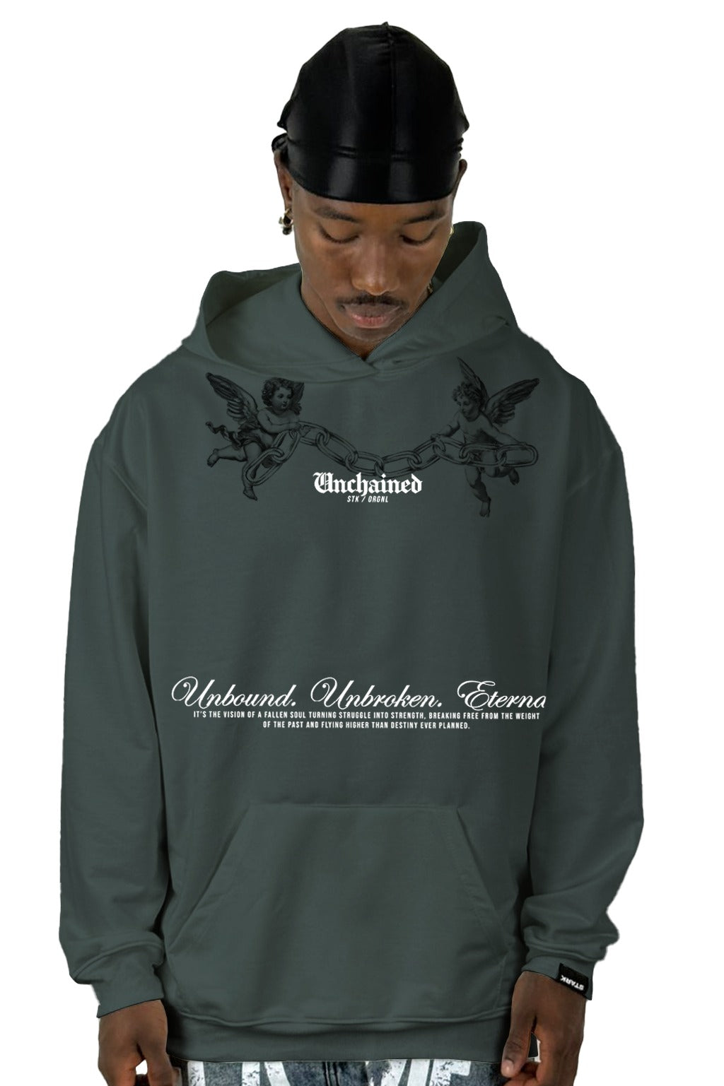 Buzo Verde Capucha unchained