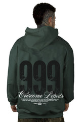 Buzo Verde Capucha overcome Limits 999