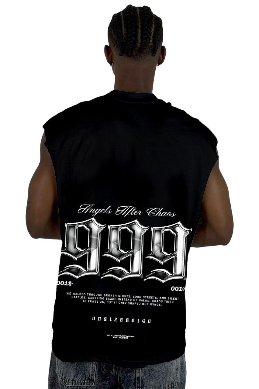 Camisilla Negra Angels After Chaos 999