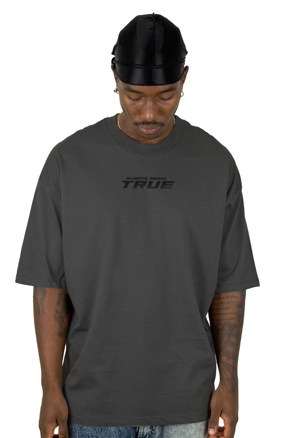 Oversize Gris Always Being  True alto gramaje