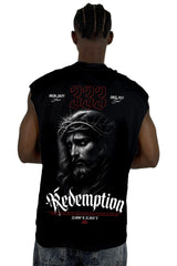 Camisilla Negra Redemption 333 alto gramaje
