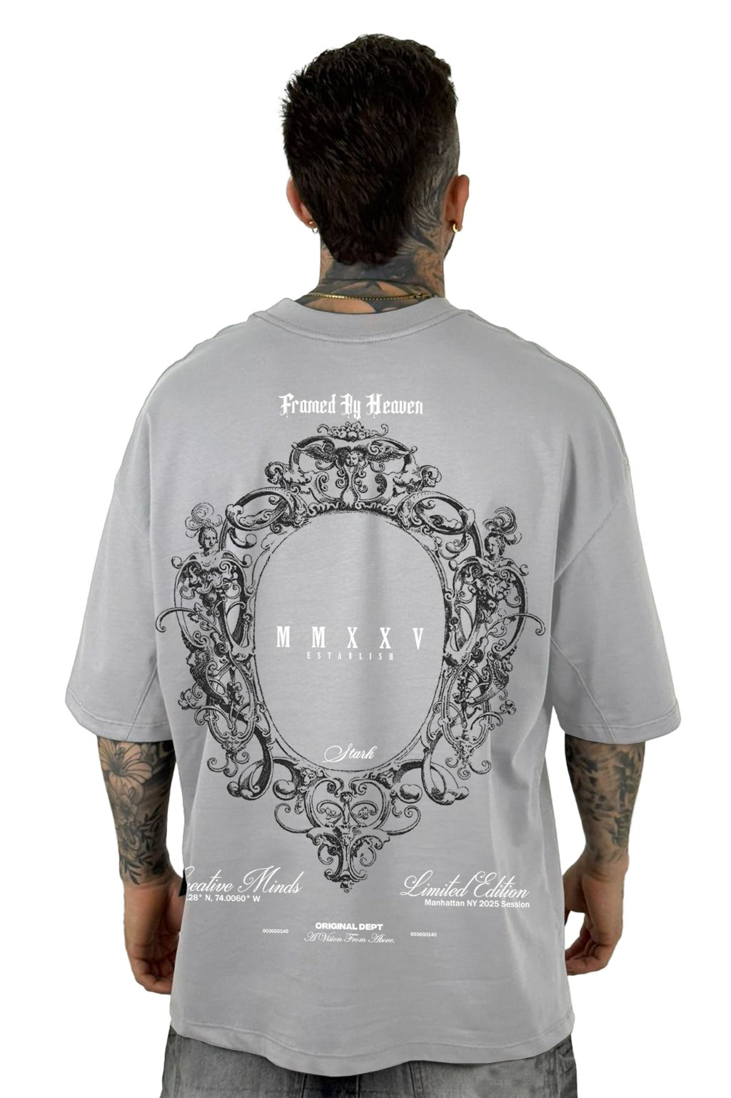 Oversize Gris claro Framed By Heaven