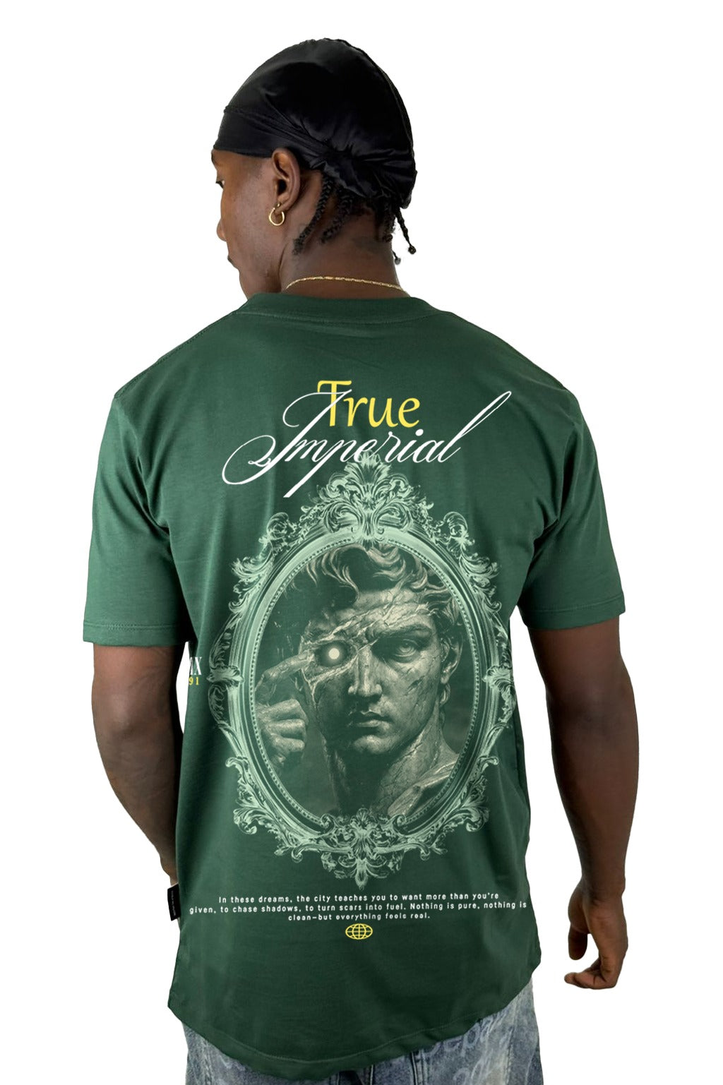 Camiseta Verde true Imperial alto gramaje