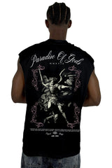 Camisilla Negra Paradise of Gods alto gramaje
