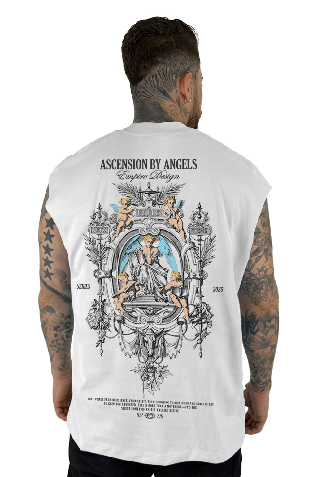 Camisilla Crudo Ascension by angels Alto gramaje