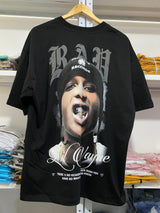 Oversize Negra Lil Wayne Alto Gramaje