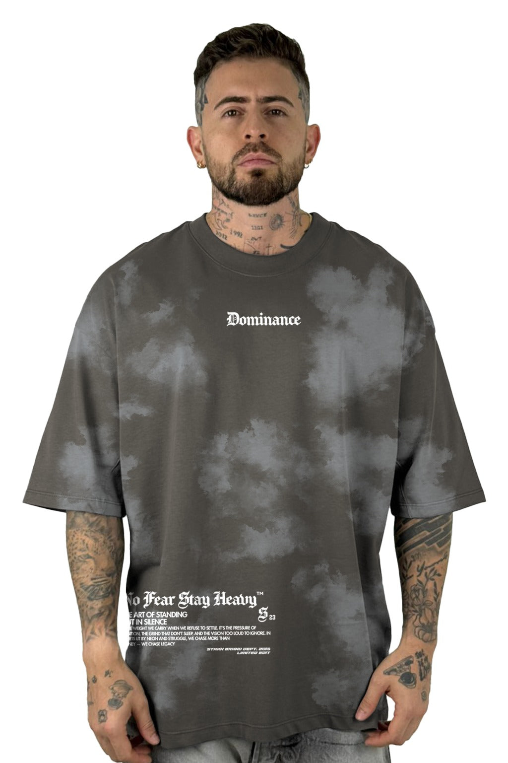 Oversize Gris Humo Dominance Alto Gramaje