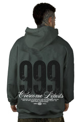Buzo Verde Capucha overcome Limits 999