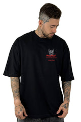 Oversize Negra Stay Dead Alto Gramaje