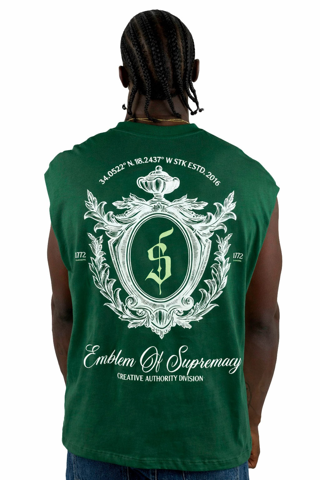 Camisilla verde Emblem Of Supremancy Alto Gramaje