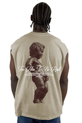 Camisilla Beige Too Nice To Be Real Alto Gramaje