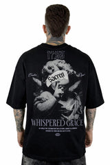 Oversize Negra Whispered Grace Sacred