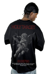 Oversize Negra Holy Target Alto Gramaje