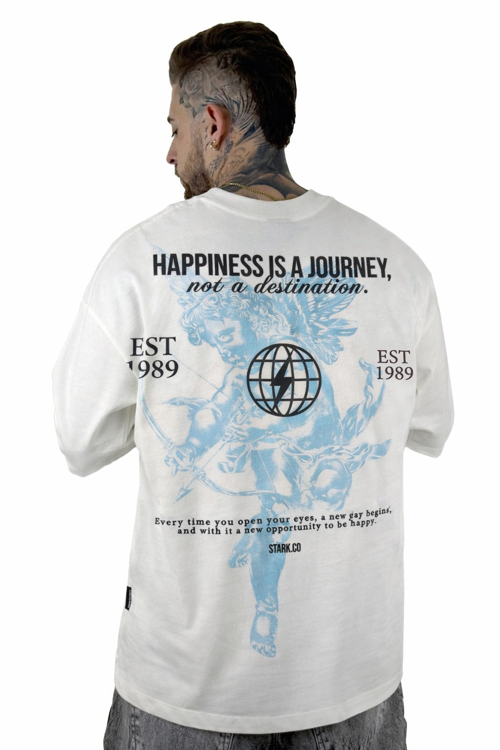 Oversize Crudo Happiness Is A Journey Alto Gramaje